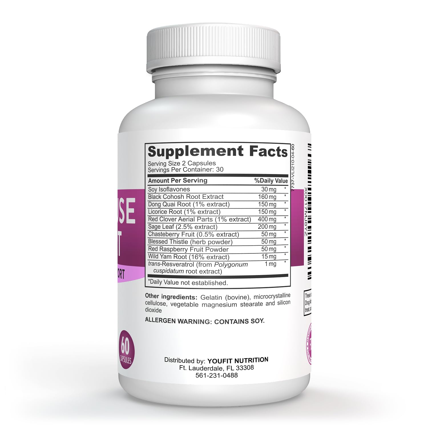 YouFit Nutrition Menopause Relief Capsules for Women - Natural Menopause Supplements for Women - Complete Day and Night Menopause Support - Reduces Hot Flashes, Stress, Night Sweats - 30 Servings YouFit NutritionAu supplements