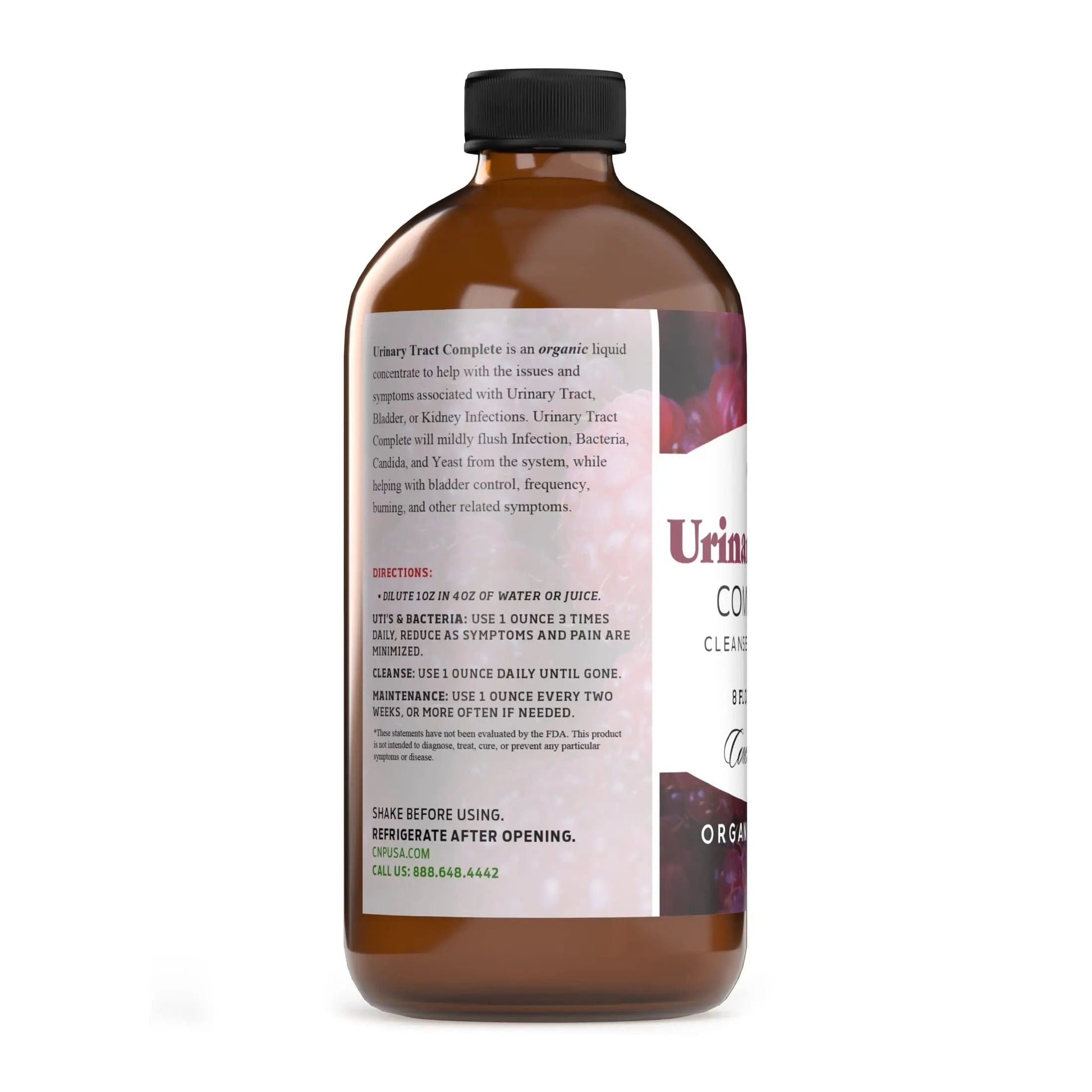 Complete Natural Products Urinary Tract Complete 8oz - Liquid Supplement for a Urinary Tract Cleanse, Defense, Health, and Treatment with Organic Cranberry & Organic D-Mannose Complete Natural ProductsAu supplements