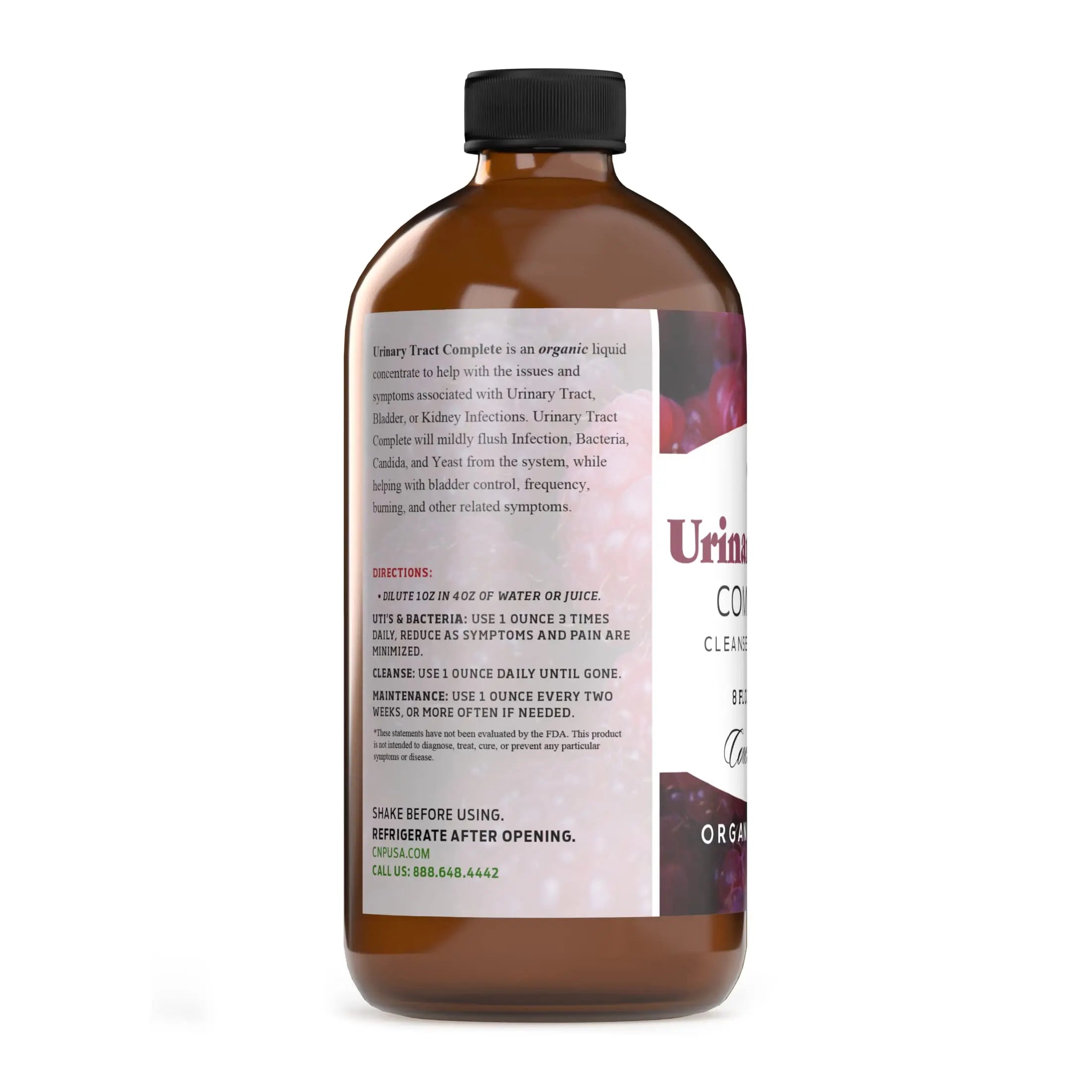 Complete Natural Products Urinary Tract Complete 8oz - Liquid Supplement for a Urinary Tract Cleanse, Defense, Health, and Treatment with Organic Cranberry & Organic D-Mannose Complete Natural ProductsAu supplements