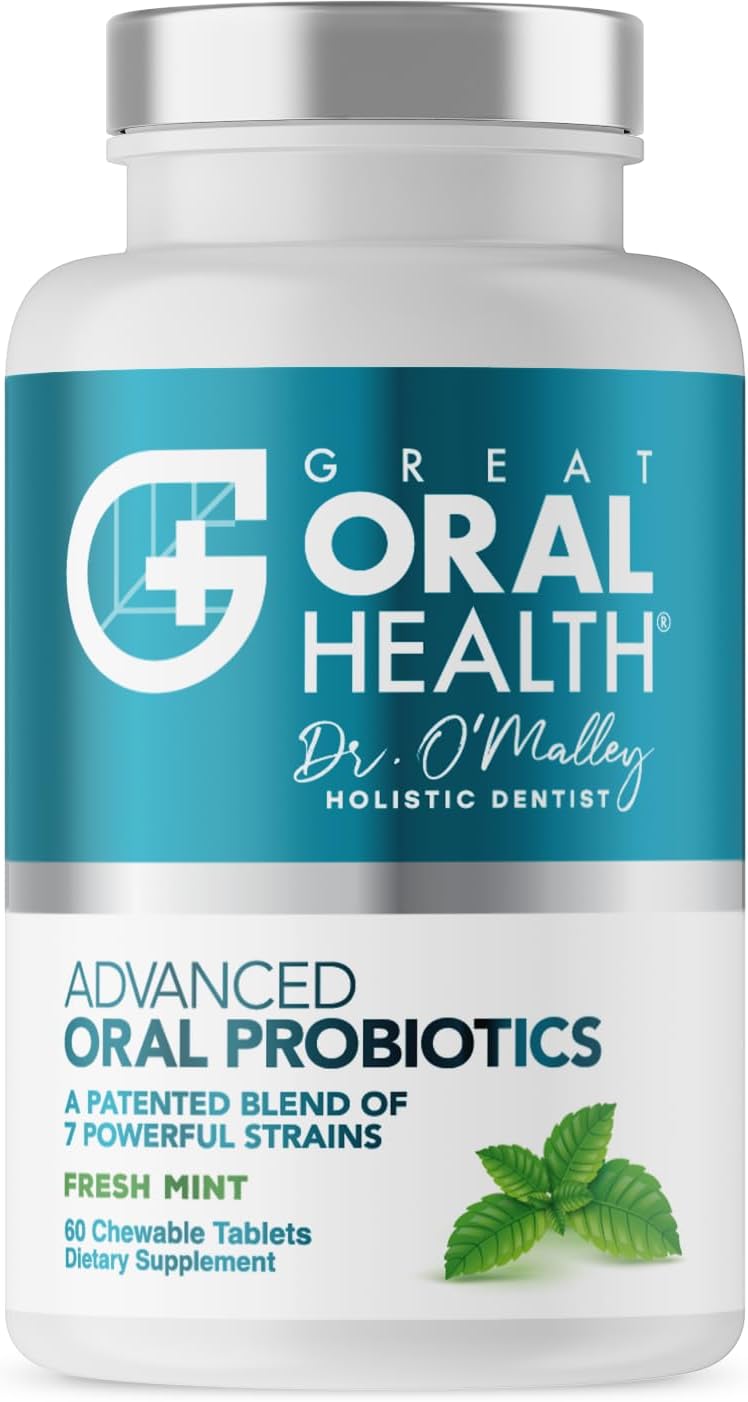 Oral Probiotics for Mouth Bad Breath Treatment for Adults: Dentist Formulat Great Oral HealthUS supplements