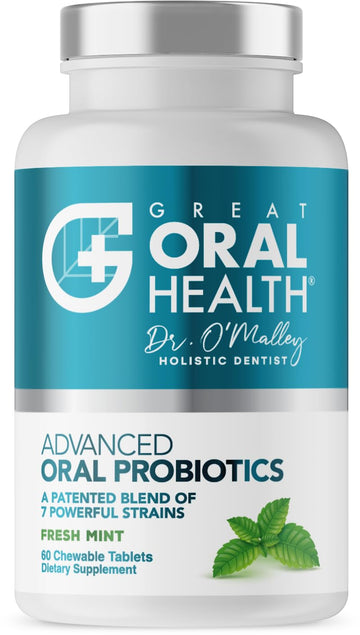 Oral Probiotics for Mouth Bad Breath Treatment for Adults: Dentist Formulated Advanced Great Oral HealthUS supplements