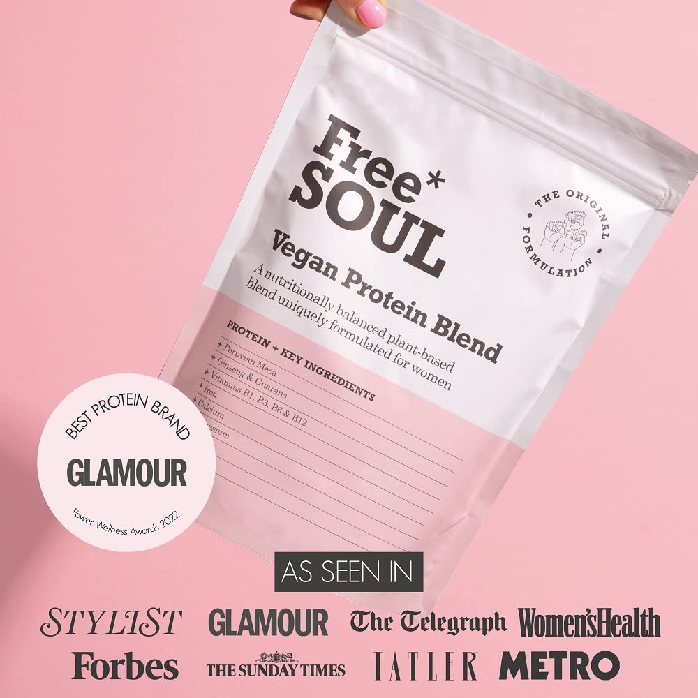 Free Soul Vegan Protein Powder | Formulated for Women | 600g | 20g Protein Free SoulAu supplements