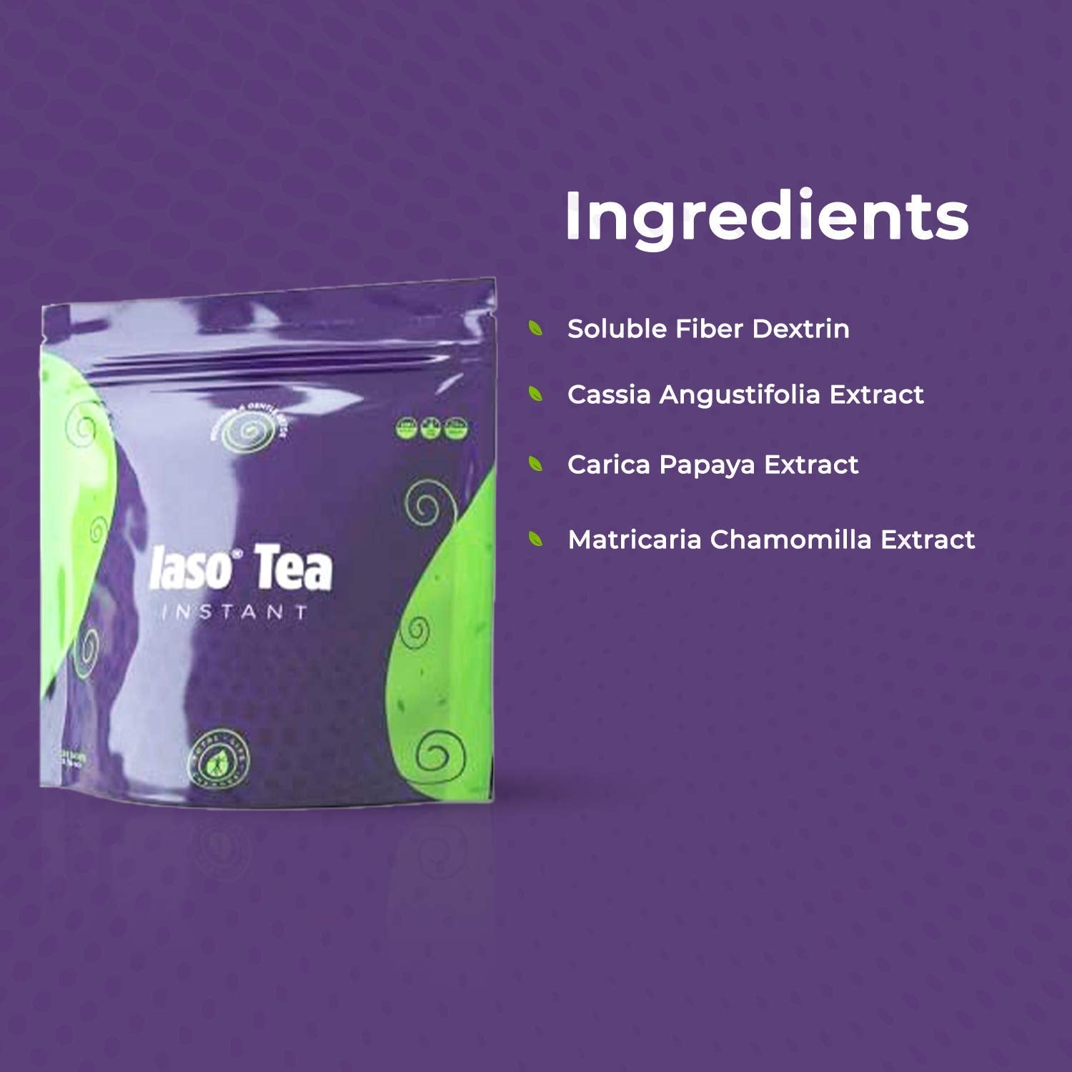 TLC Total Life Changes IASO Natural Detox Instant Herbal Tea - Expiration Date on the Top Total Life ChangesUS supplements
