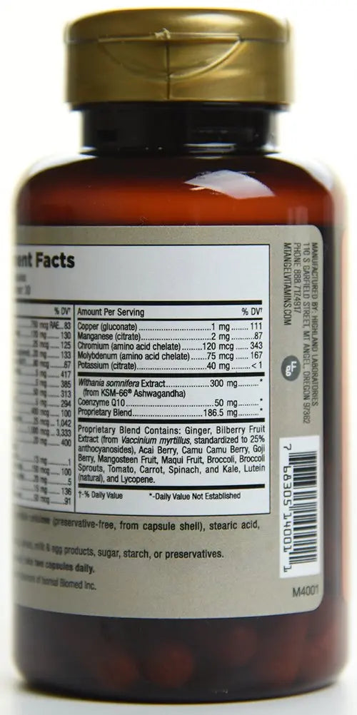 Mt. Angel Vitamins - Daily Womens Multivitamin - Adult Formula with Iron, Calcium, KSM-66 Ashwaganda, and a Potent Proprietary Herbal Blend Mt. Angel VitaminsAu supplements