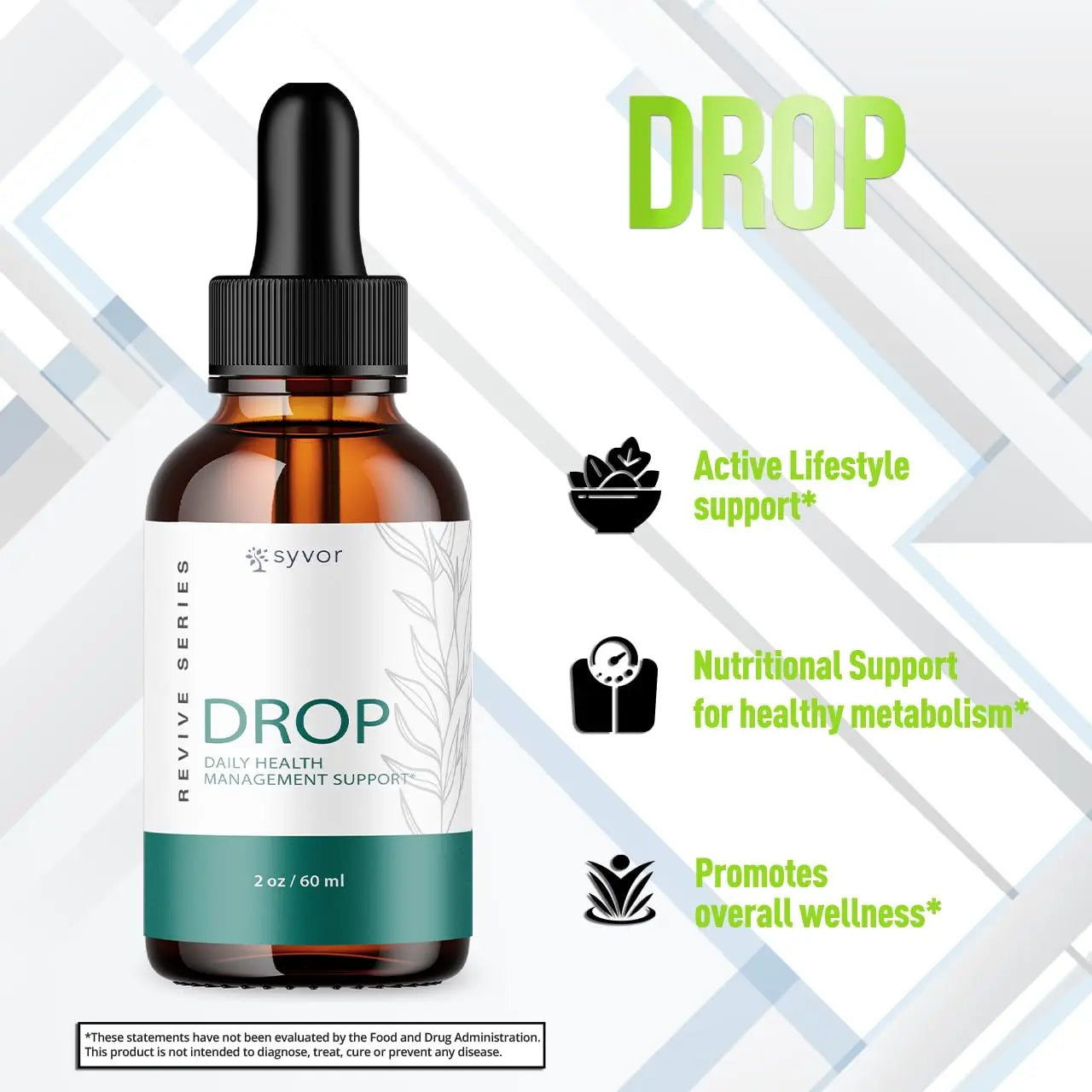 (3 Pack) Drop The Pounds Drops, Official Drop The Pounds Liquid Drops with All Natural Ingredients, Advanced Health Optimizer & Wellness Support with Premium Vitamins for Women & Men (90 Servings) SyvorAu supplements