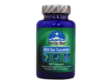 Arctic Star - Sea Cucumber Capsules - Natural Pure Iceland Atlantic Wild Caught Sea Cucumber Extract Supplement Pills - Joint Health t & Immune Health 400mg 80 Capsules/Bottle Arctic StarAu supplements