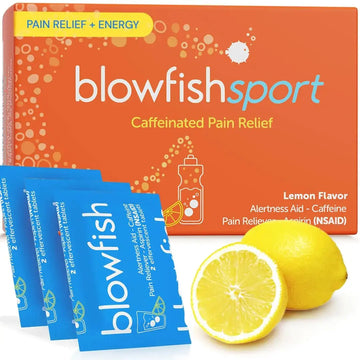 Blowfish Sport | Pain Relief for Athletes | Eases Sore Muscles | Boosts Energy | Effervescent Formula Works Fast | Perfect for Morning Workouts BlowfishAu supplements