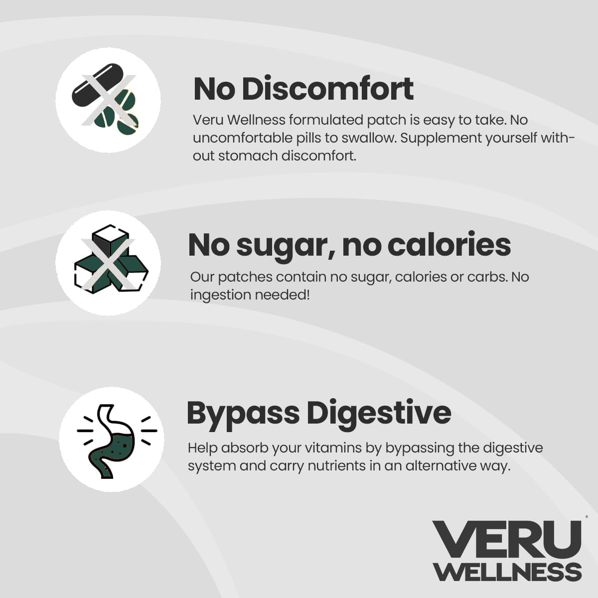 Veru Wellness Bariatric Immune, D3/K2 - Post Bariatric Gastric Bypass and Sleeve Gastrectomy - Non Ingest Patch (60 Days) Veru WellnessAu supplements