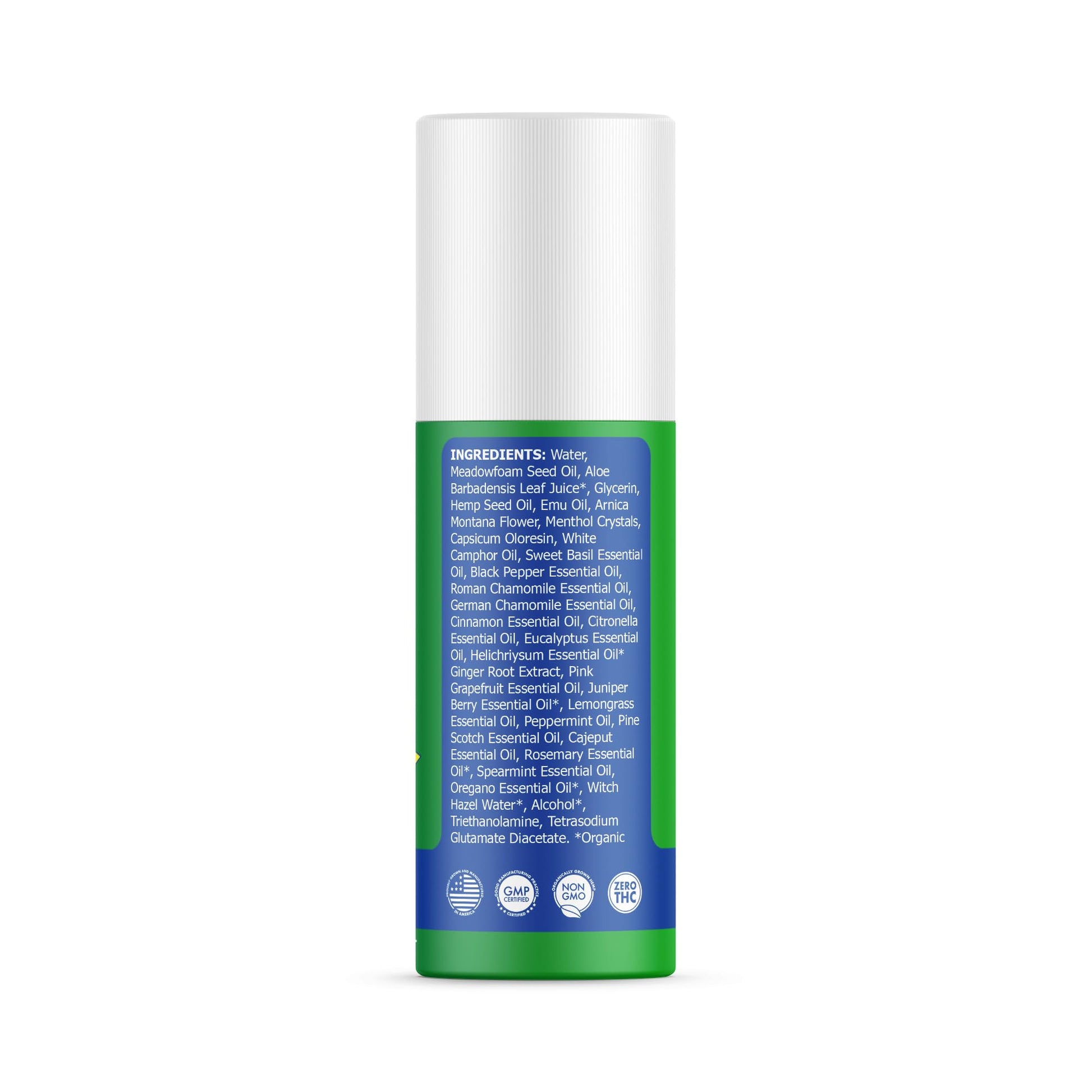 Hemp Emu - Hemp Roll On Gel - Muscle Rub for Back & Joint Discomfort - Soothing Gel with Organic Hemp Oil, Emu Oil, Menthol, Eucalyptus, Aloe Vera Hemp EmuAu supplements