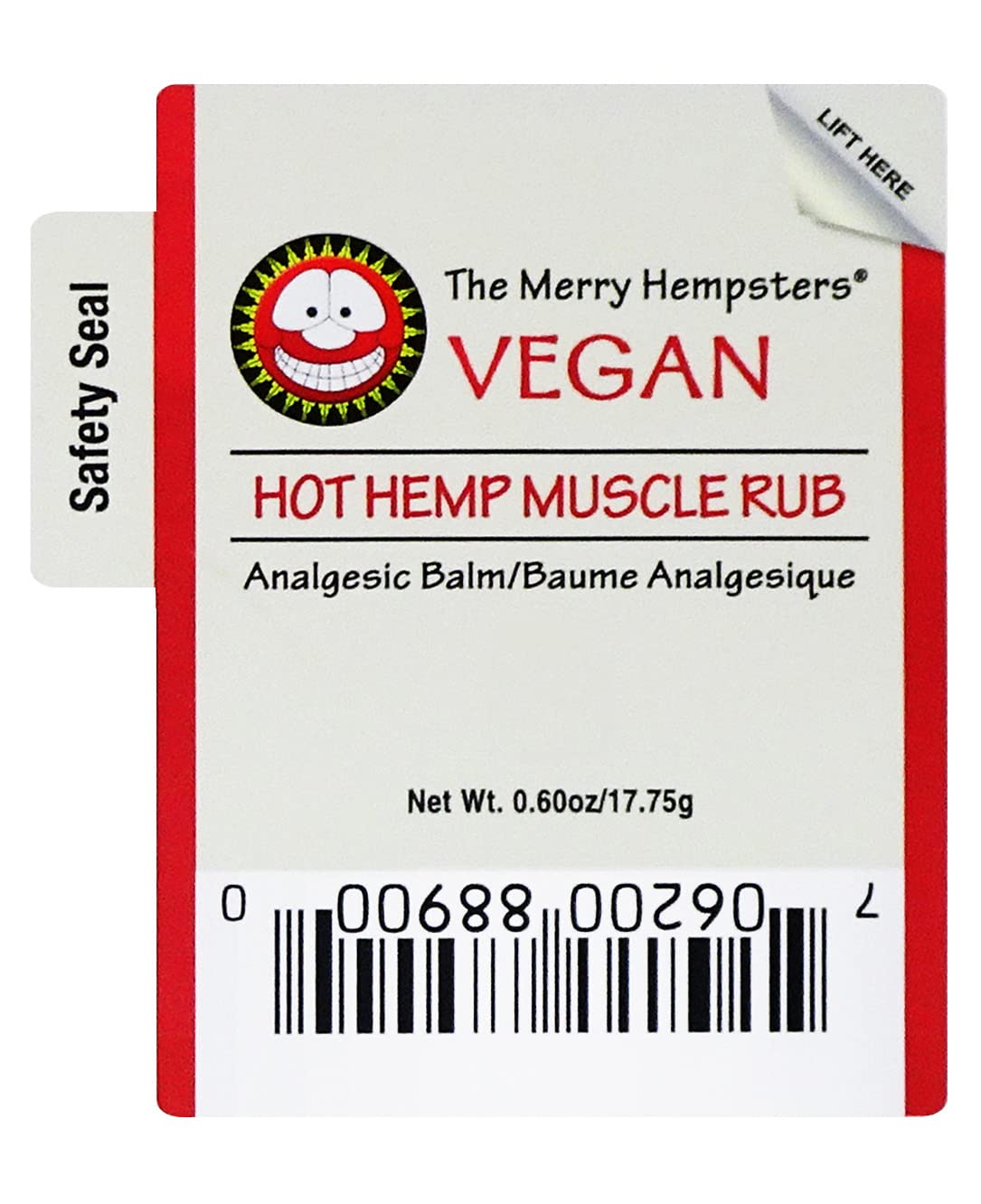 Merry Hempsters Vegan Hot Hemp Muscle Rub Single (2-Pack) The Merry HempstersAu supplements