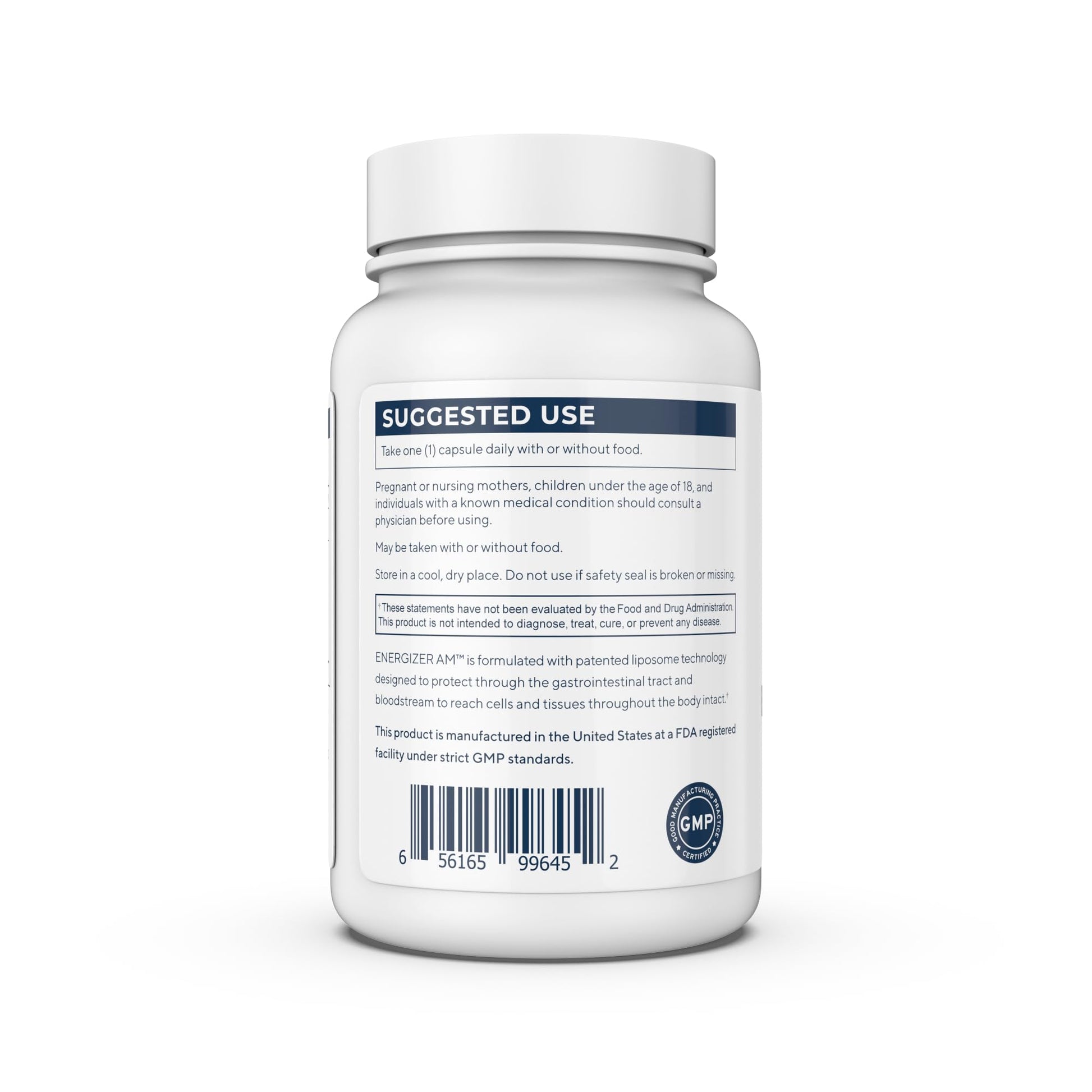 Renue By Science Energizer AM | Liposomal Resveratrol Hesperidin & Green Tea Supplement | 60 Capsules with Trans Resveratrol (65mg) Hesperidin (150mg) Green Tea Extract (35mg) - Non-GMO | Made in USA Renue By ScienceUS supplements