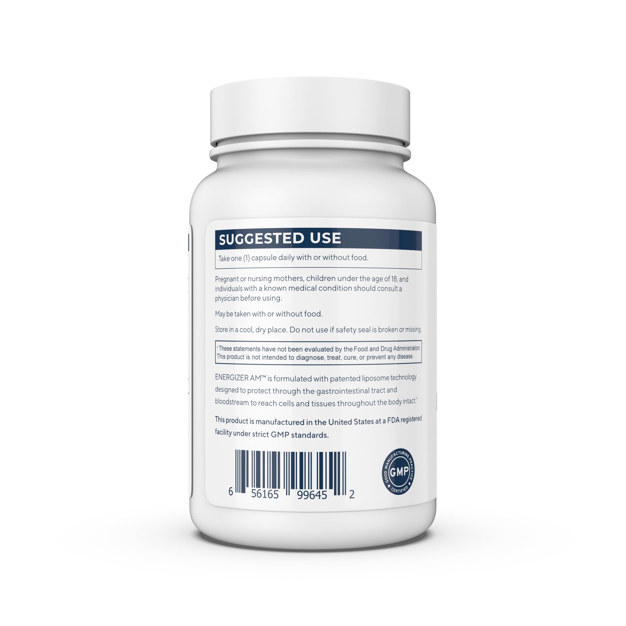 Renue By Science Energizer AM | Liposomal Resveratrol Hesperidin & Green Tea Supplement | 60 Capsules with Trans Resveratrol (65mg) Hesperidin (150mg) Green Tea Extract (35mg) - Non-GMO | Made in USA Renue By ScienceUS supplements