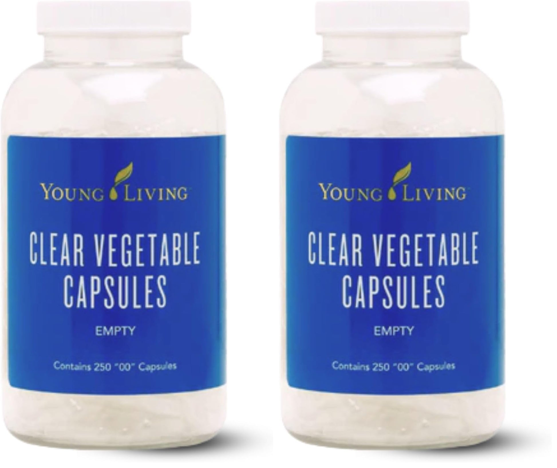 Young Living Clear Vegetable Capsules - 250 ct - Essential Oil Blends, Vitamins, Herbal Supplements, & Dietary Needs - Easy-to-Use, Vegan-Friendly, & Non-GMO (Pack of 2) Young LivingAu supplements