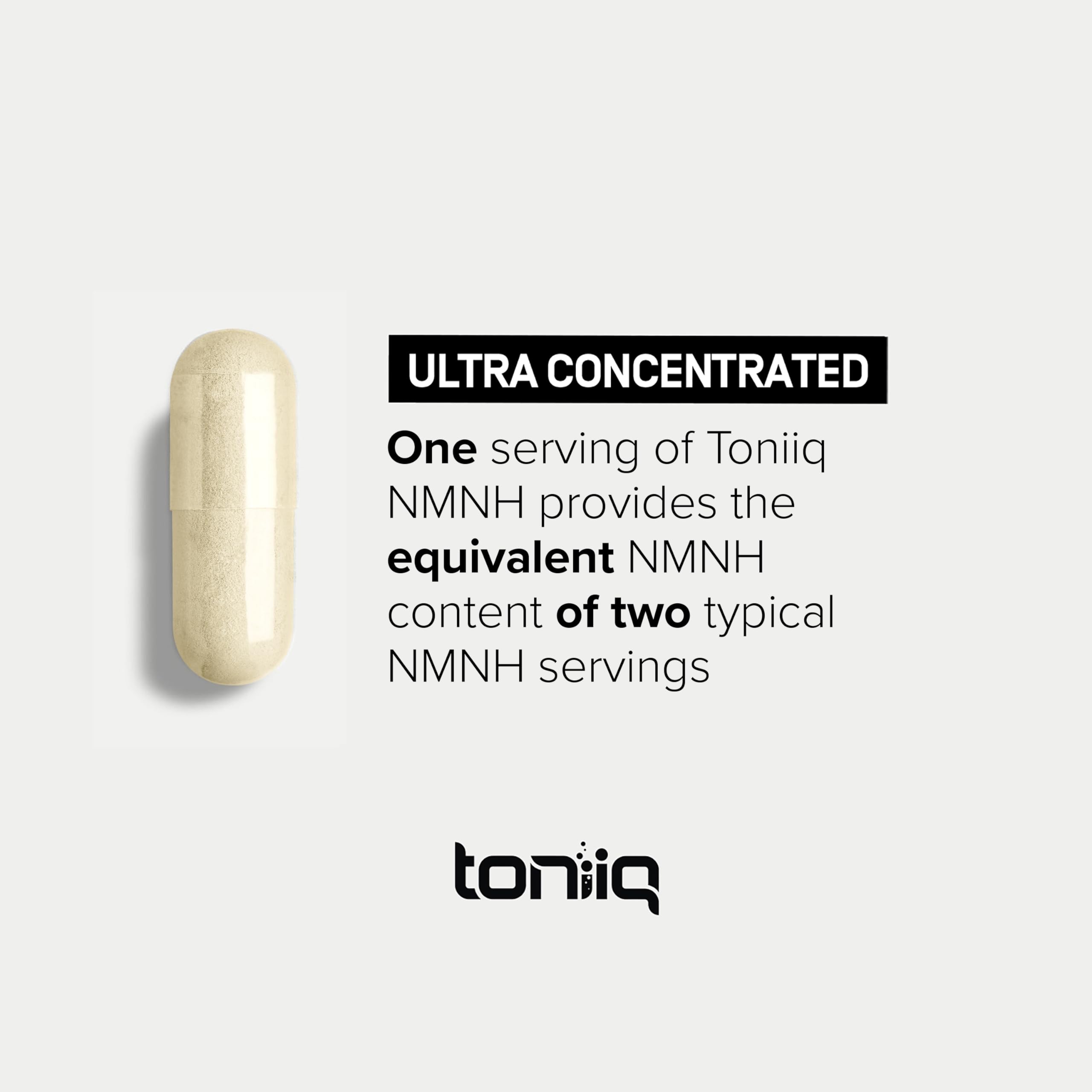 Toniiq NMNH Supplement – Clinically Studied UthPeak™ – 95% Highly Purified & Third-Party Tested for NAD+ & Healthy Aging Support ToniiqAu supplements