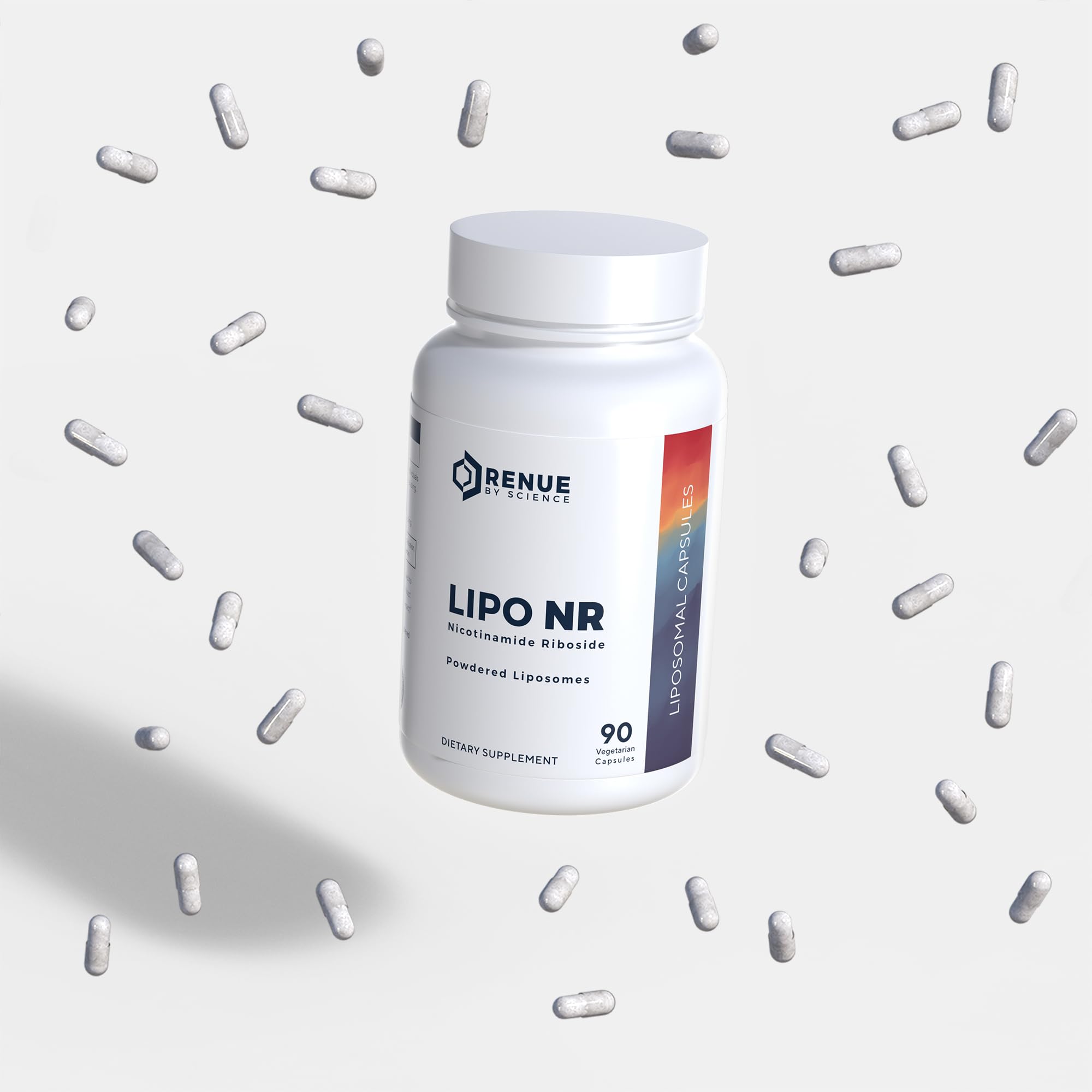 RENUE by Science Nicotinamide Riboside | High Strength Liposomal NAD Supplement | 90 Nicotinamide Capsules - 300mg Nicotinamide Riboside per Serving | Manufactured in The USA Third-Party Tested Renue By ScienceUS supplements
