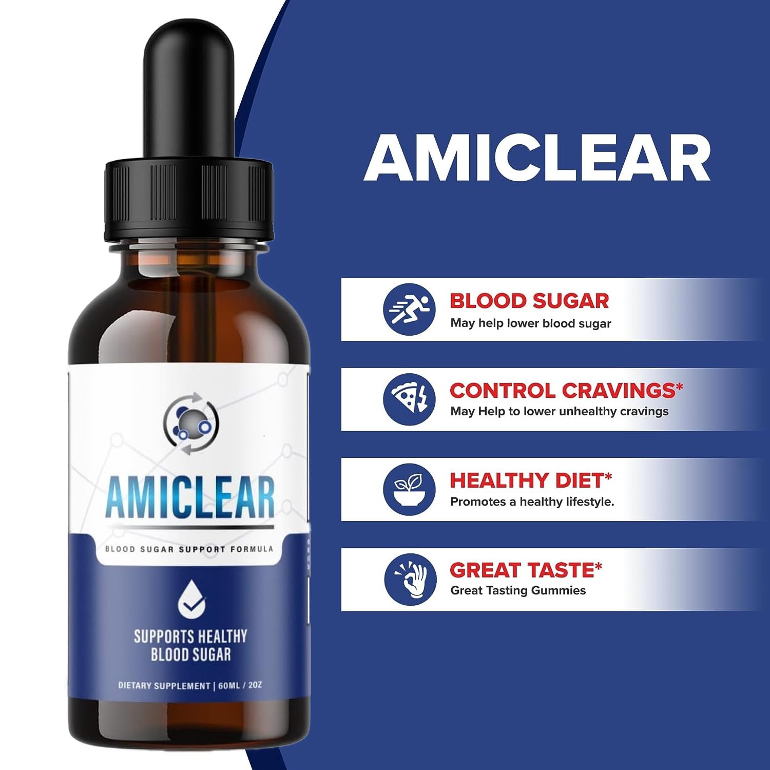 Amiclear Healthy Support Supplement,Amiclear Drops, Advanced Formula Ami Clear Drops YEGEUS supplements