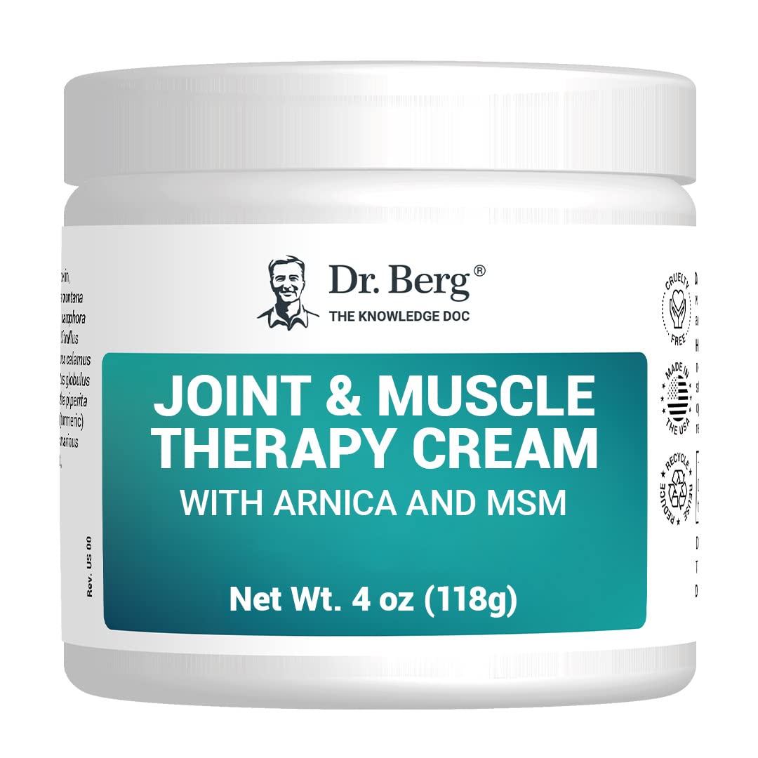 Dr. Berg's Joint & Muscle Cream - Workout Recovery, Full-Body Relaxation, Skin Nourishme Dr. Berg NutritionalsUS supplements