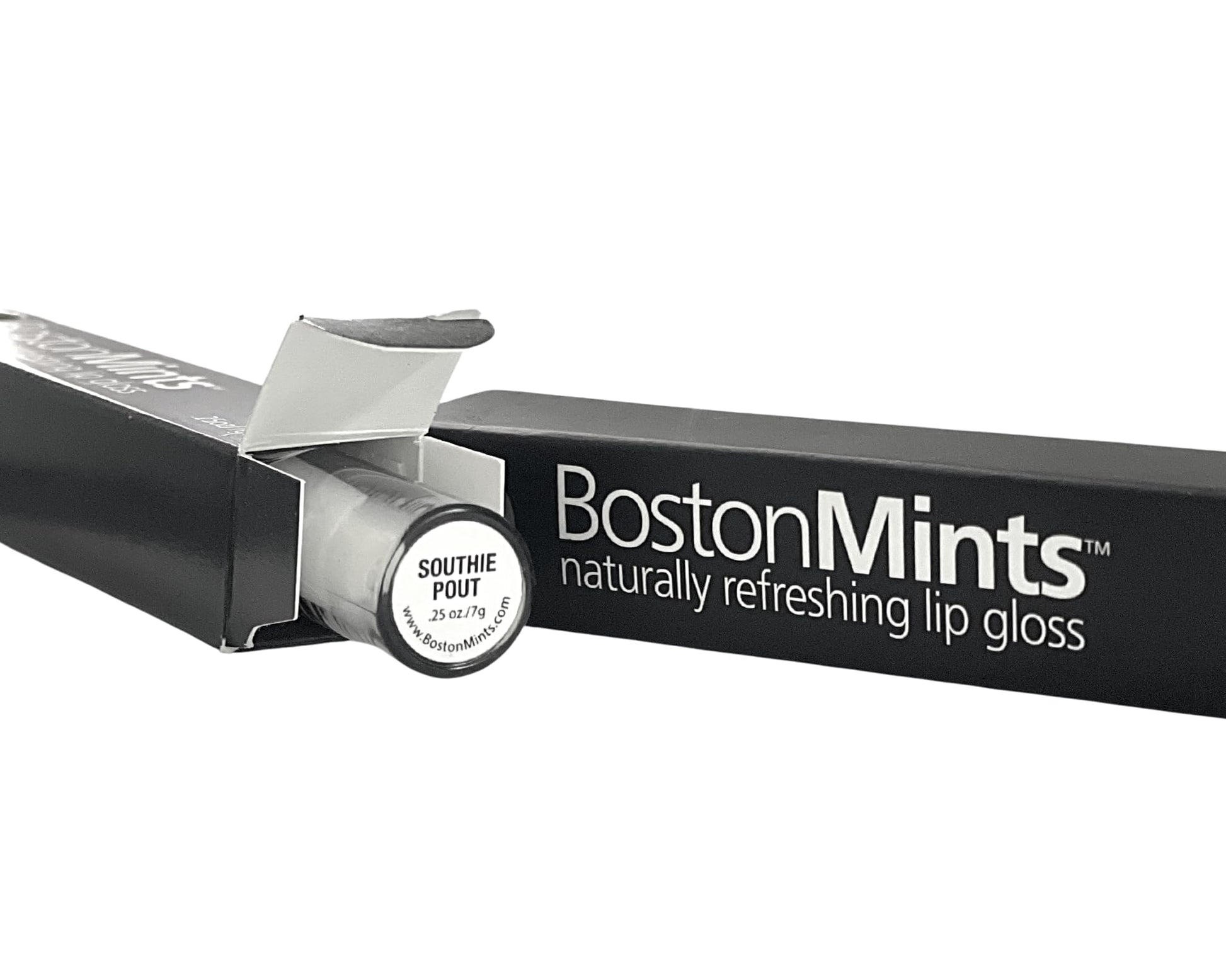 Healthy, Naturally Lip Plumping Clear LipGloss, Southie Pout (.25oz) - Vegan, Plant-Based ingredients. Cooling Mint Enhances Fullness, while Avocado Oil and Jojoba provides lasting Hydration. Boston MintsAu supplements