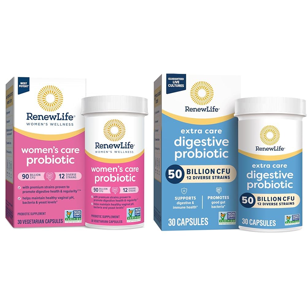Renew Life Women's Probiotic Capsules, Supports Vaginal, Urinary, Digestive and Immune Renew LifeUS supplements