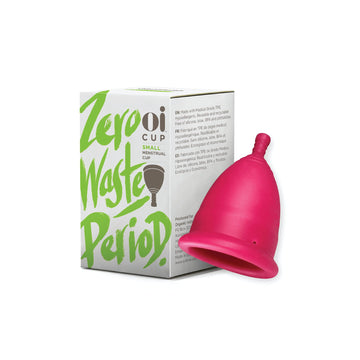 Oi | Organic Initiative - Menstrual Cup | Small - Slim-fit, Wear for 12 hrs | Reusable, Leak Free (17 ml) oiAu supplements