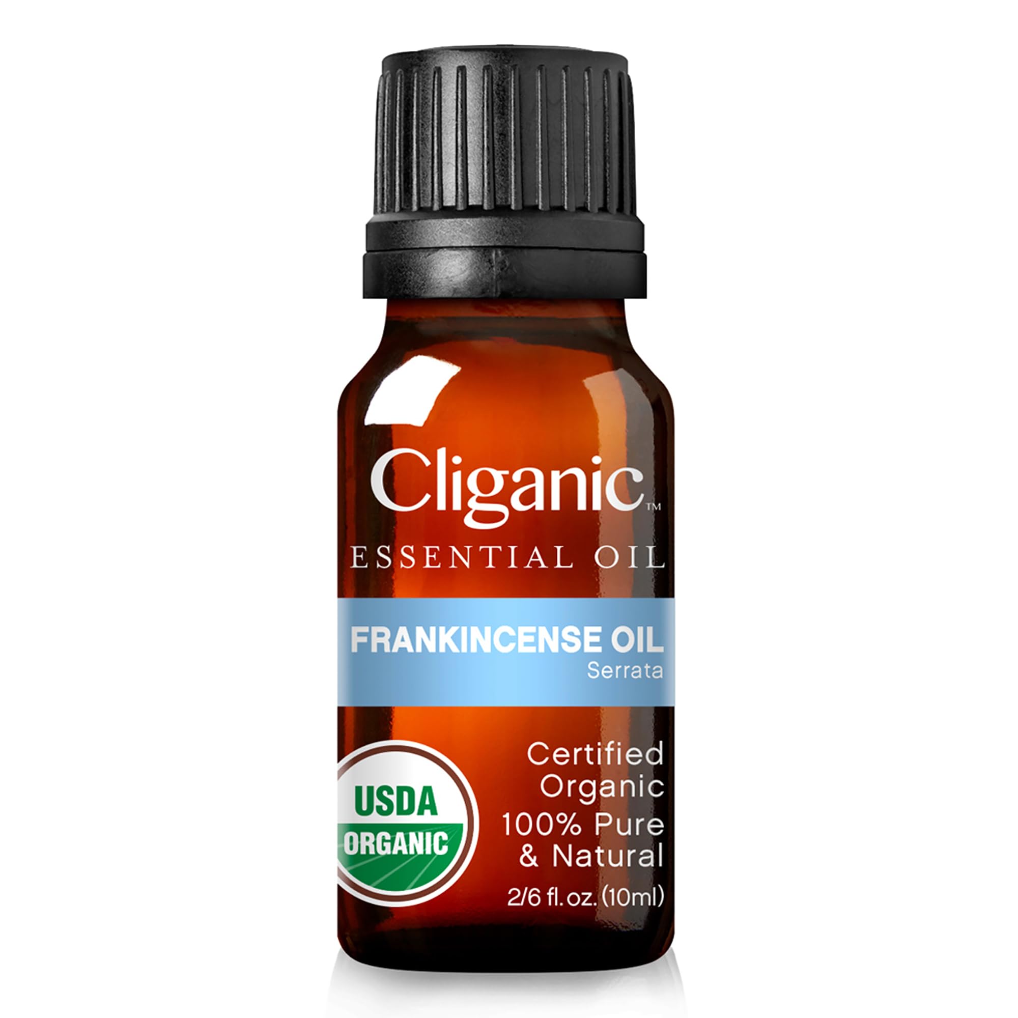 Cliganic USDA Organic Frankincense Essential Oil - Boswellia Serrata, 100% Pure Natural Undiluted CliganicAu supplements