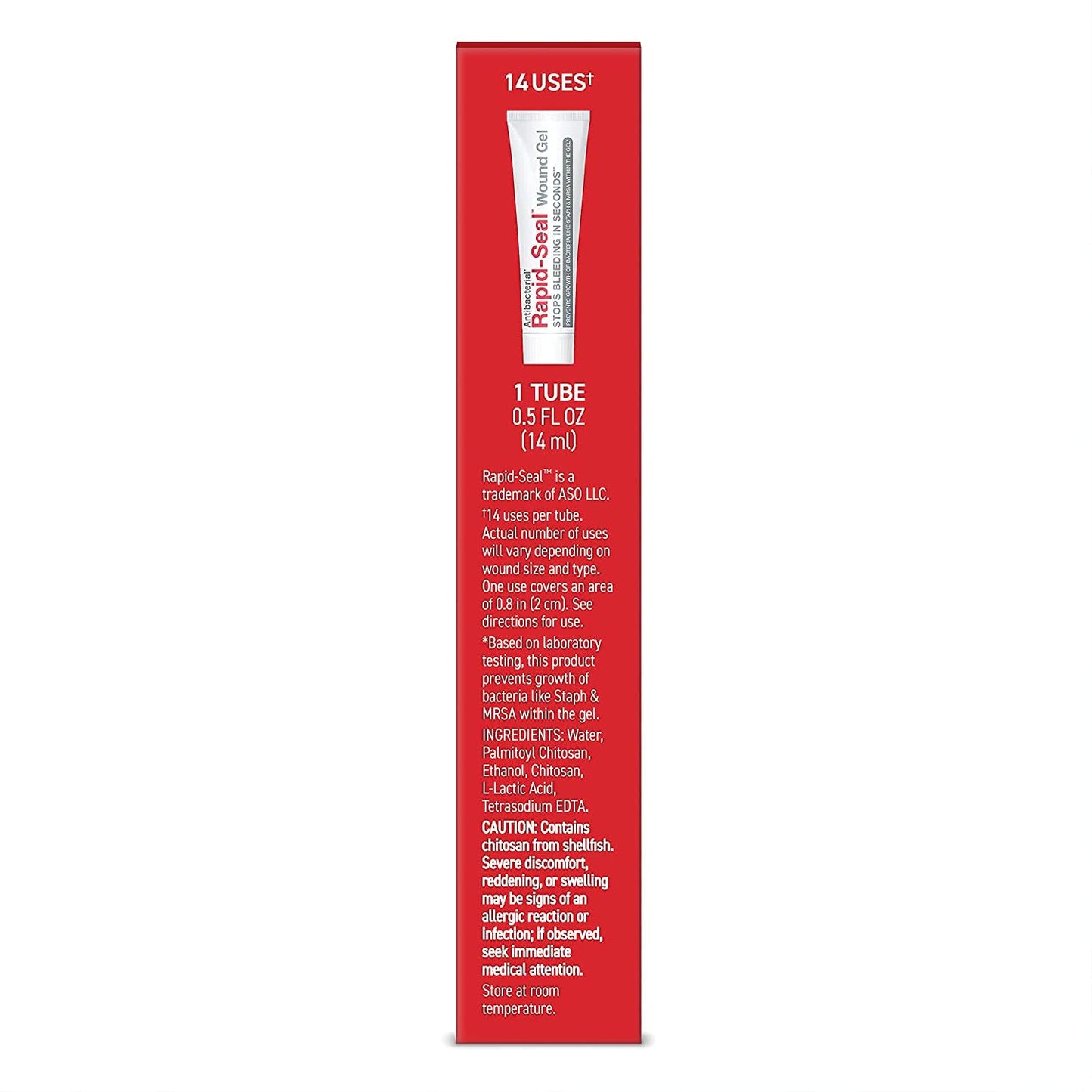 Rapid-Seal Wound Gel (1 Count) | Stops Bleeding in Seconds, Ideal for Cuts Rapid-SealUS supplements
