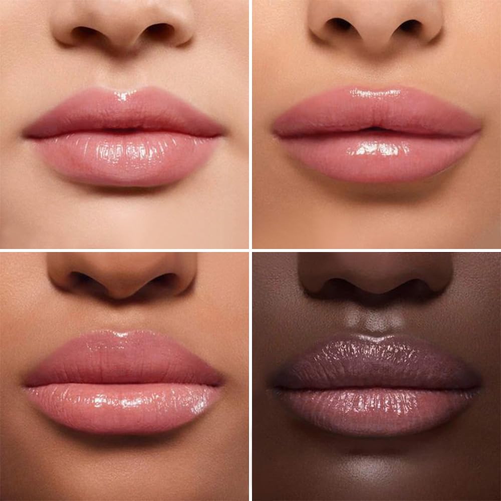 Honey Butter Lipstick Tinted Lip Balm, Shine Moisturizing Plumper Lipstick for Women, Natural Nourishing Hydrating Lip Gloss Stain for Dry Lips, Lightweight Lip Liner Care Makeup, Vegan - Black & Pink HHLTOHAu supplements