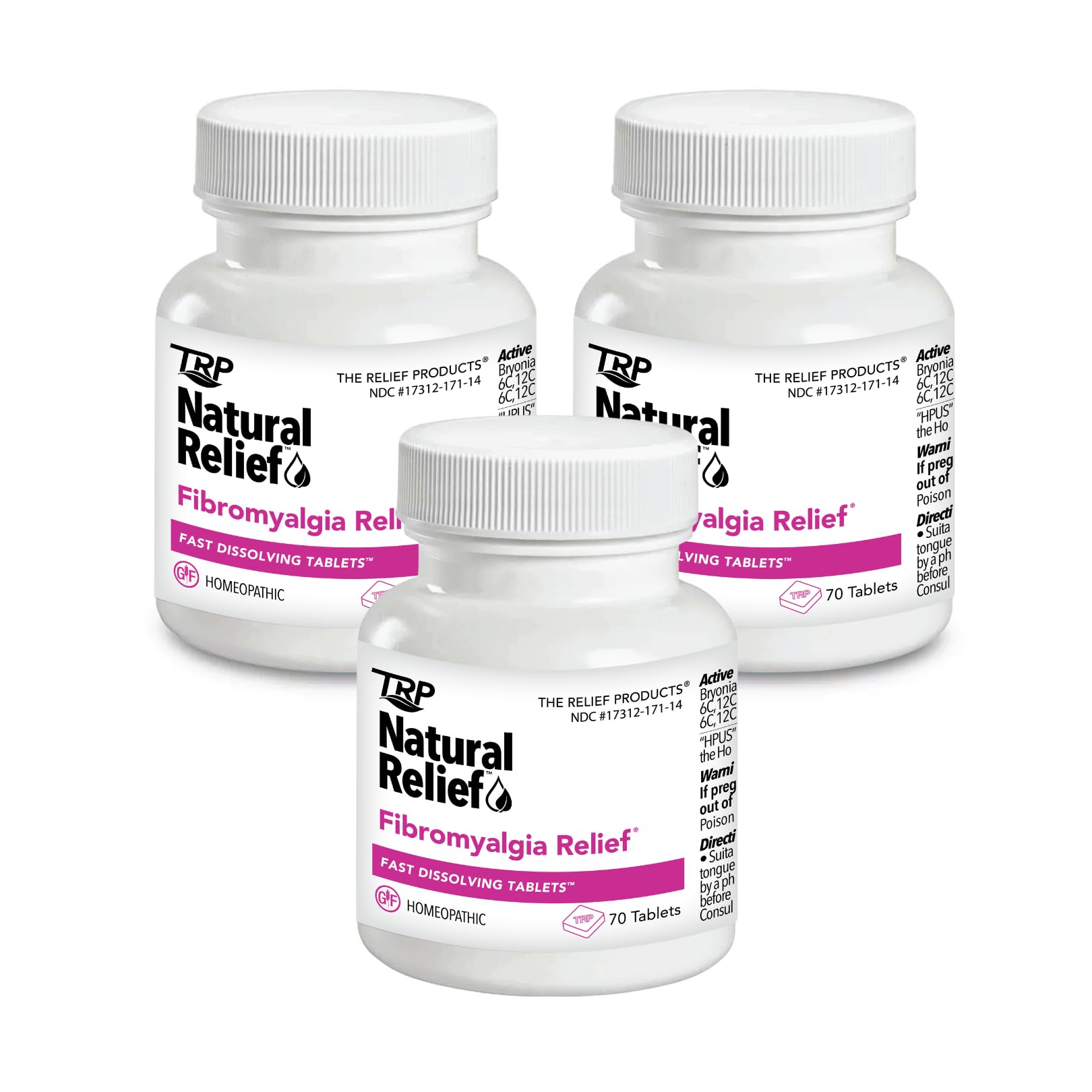 Fibromyalgia Relief for Temporary Relief of Muscle Soreness Discomfort Tenderness Difficulty Moving Joint Pain (3 Pack) TRP THE RELIEF PRODUCTSAu supplements