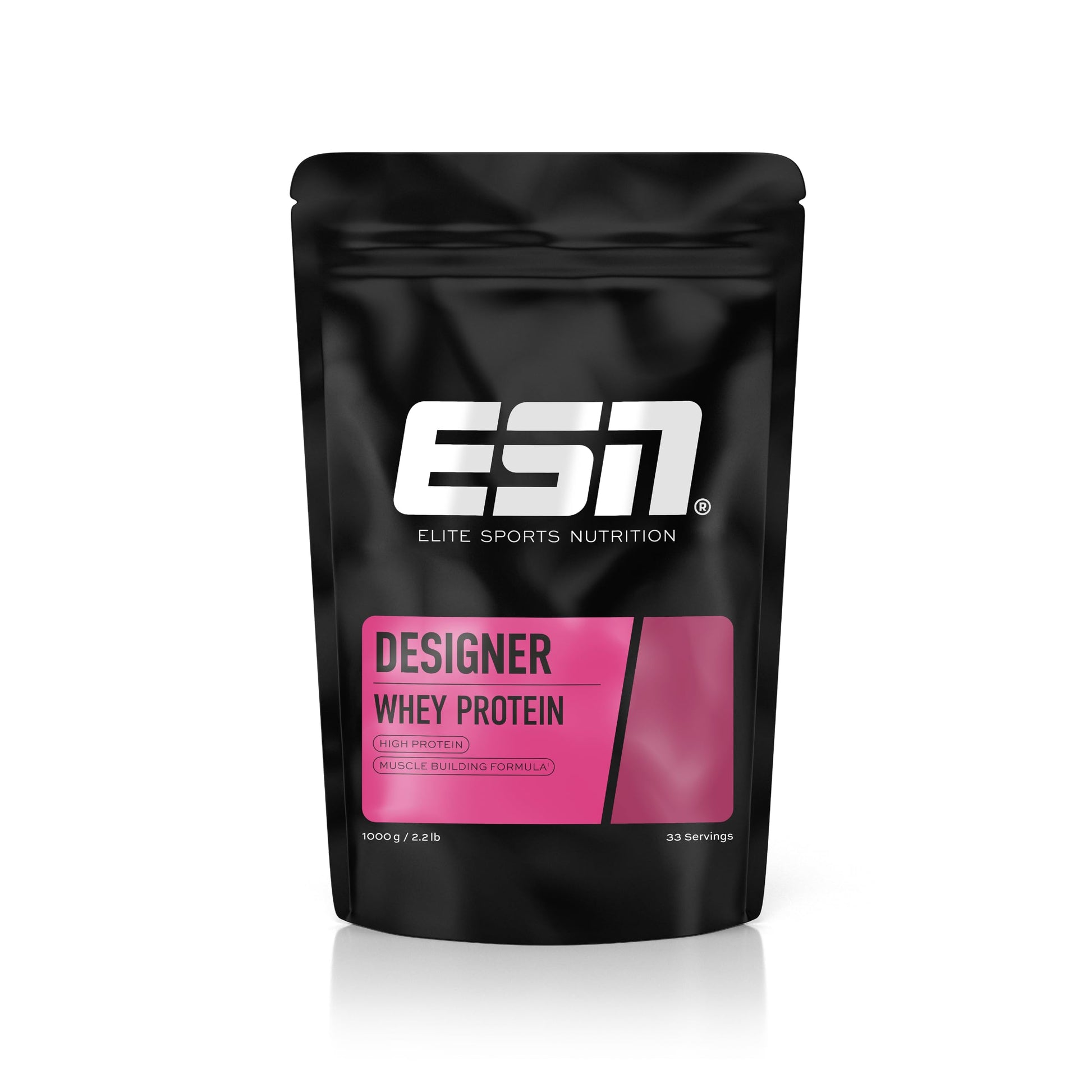 ESN Designer Whey Protein Powder, Strawberry, 1000 g, 2.2 lbs, 33 Servings ESNAu supplements