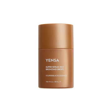 YENSA Super Serum Silk Bronzing Drops for Face - Liquid Bronzer Drops Enriched with Bakuchiol, Ferulic Acid & Super Oils - Hydrates & Nourishes with a Subtle Shimmer Finish - Universal Shade (1 Fl oz) YENSAAu supplements