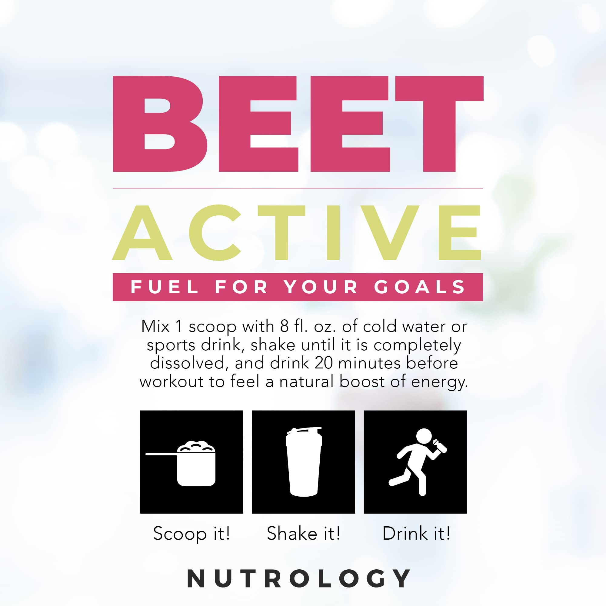 Nutrology Beet Active, Natural Pre-Workout Powder, Supports Energy, Endurance & Nitric NutrologyAu supplements