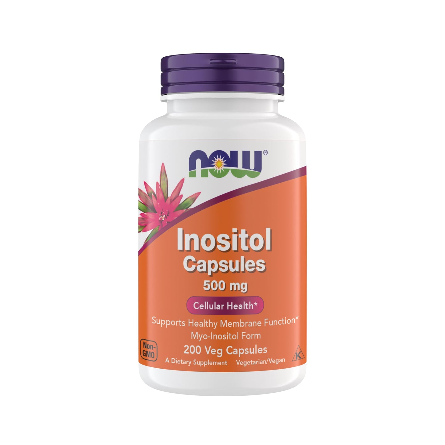 Now Foods Inositol 500 mg, Superior Myo Inositol Form, for Healthy Membrane Function Now FoodsUS supplements