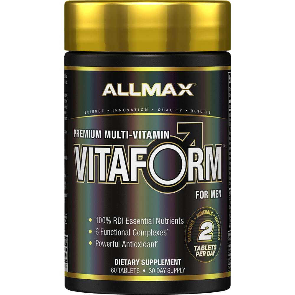 ALLMAX Nutrition Premium Vitaform, Performance Vitamin for Men, 60 Tablets ALLMAXAu supplements