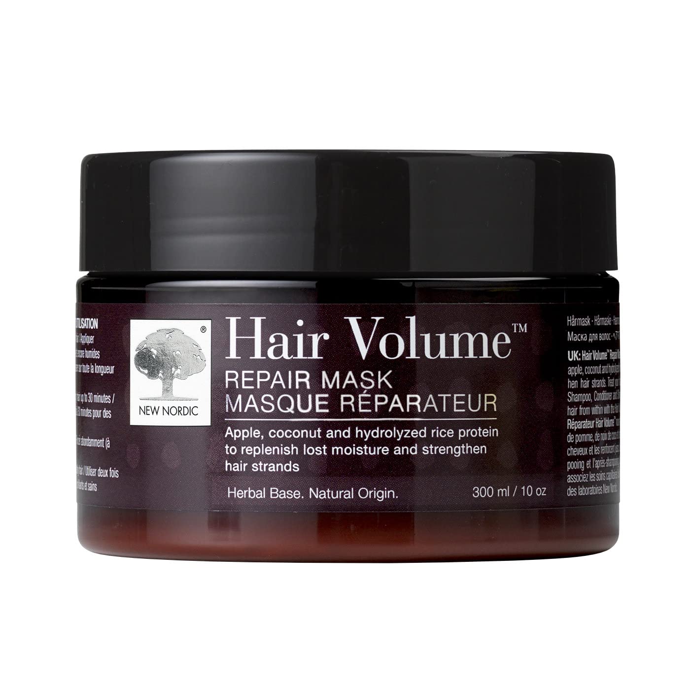 NEW NORDIC Hair Volume Repair Mask for Dry Damaged Hair & Natural Growth, Rebuild Moisture Balance, Volumize & Strengthen, 10 oz NEW NORDICAu supplements