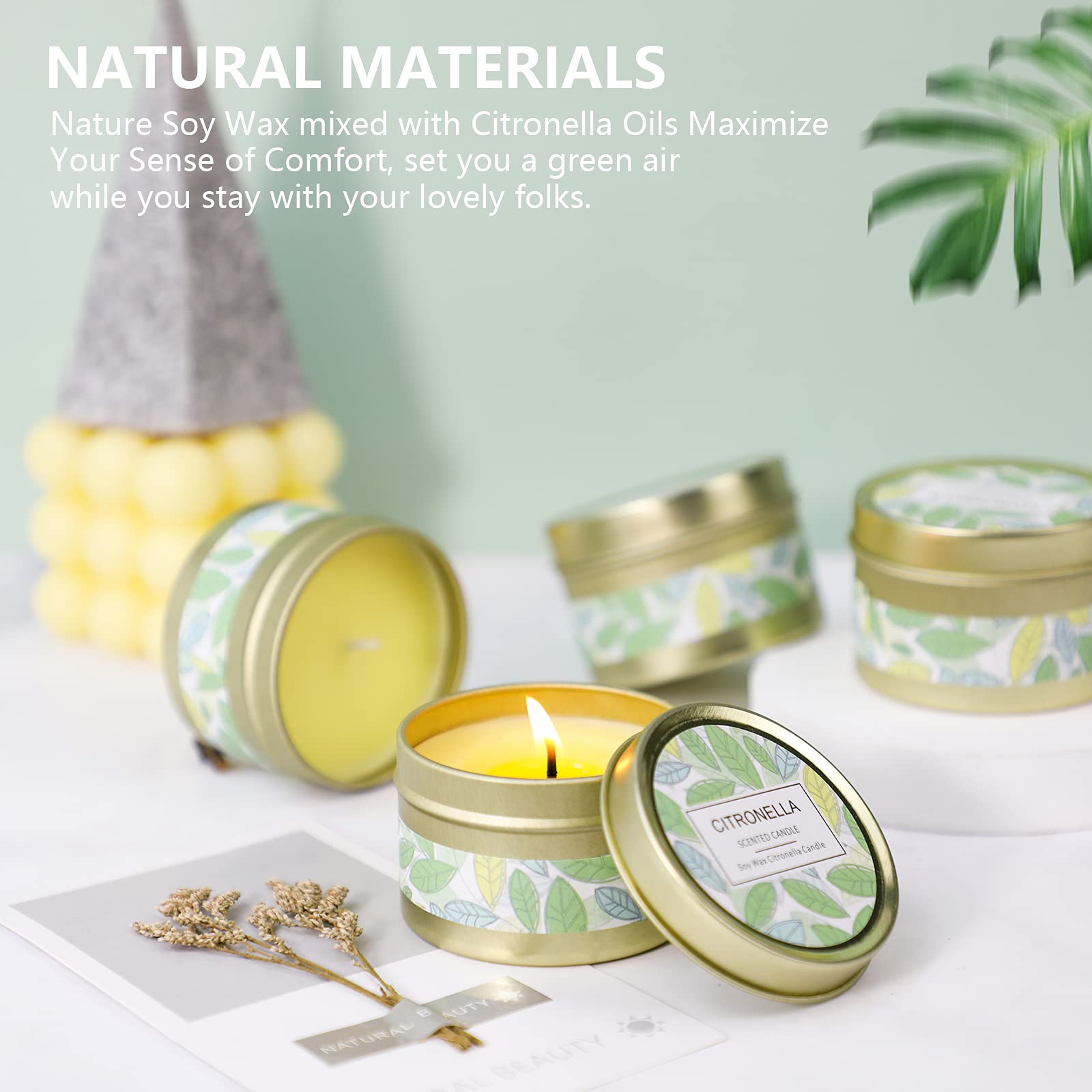 Citronella Candles Outdoor, Scented Candles, Summer Soy Wax Candles, Lemongrass Candles STRNAu supplements