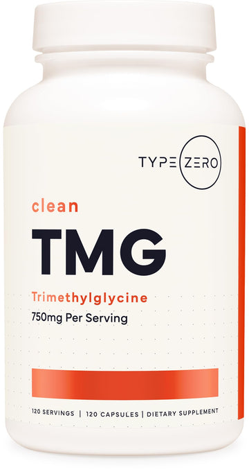 Type Zero Clean TMG Trimethylglycine Capsules (120 Servings) - Non GMO, Gluten Free Type ZeroUS supplements
