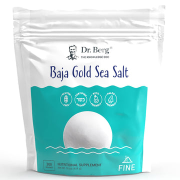 Dr. Berg's Baja Gold Sea Salt Organic - Natures Fine Sea Salt Support For Hydration Dr. Berg NutritionalsUS supplements
