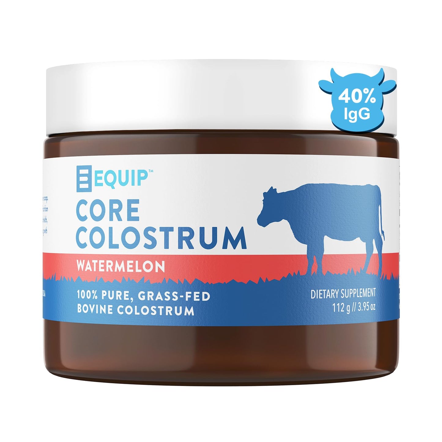 Equip Foods Core Colostrum - 100% Grass Fed Colostrum Powder 3,000mg, 40% IgG EquipUS supplements