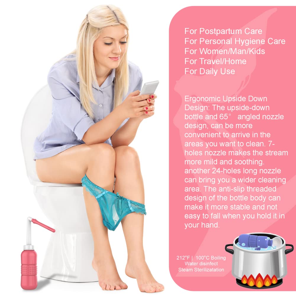 LZXIYUE 2PCS 2-in-1 Peri Bottle Feminine Care for Women,Reusable Portable Bidet for Travel LZXIYUEAu supplements