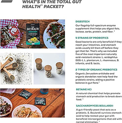 ONNIT Total Gut Health - Complete Probiotics & Digestive Enzyme Supplement ONNITUS supplements