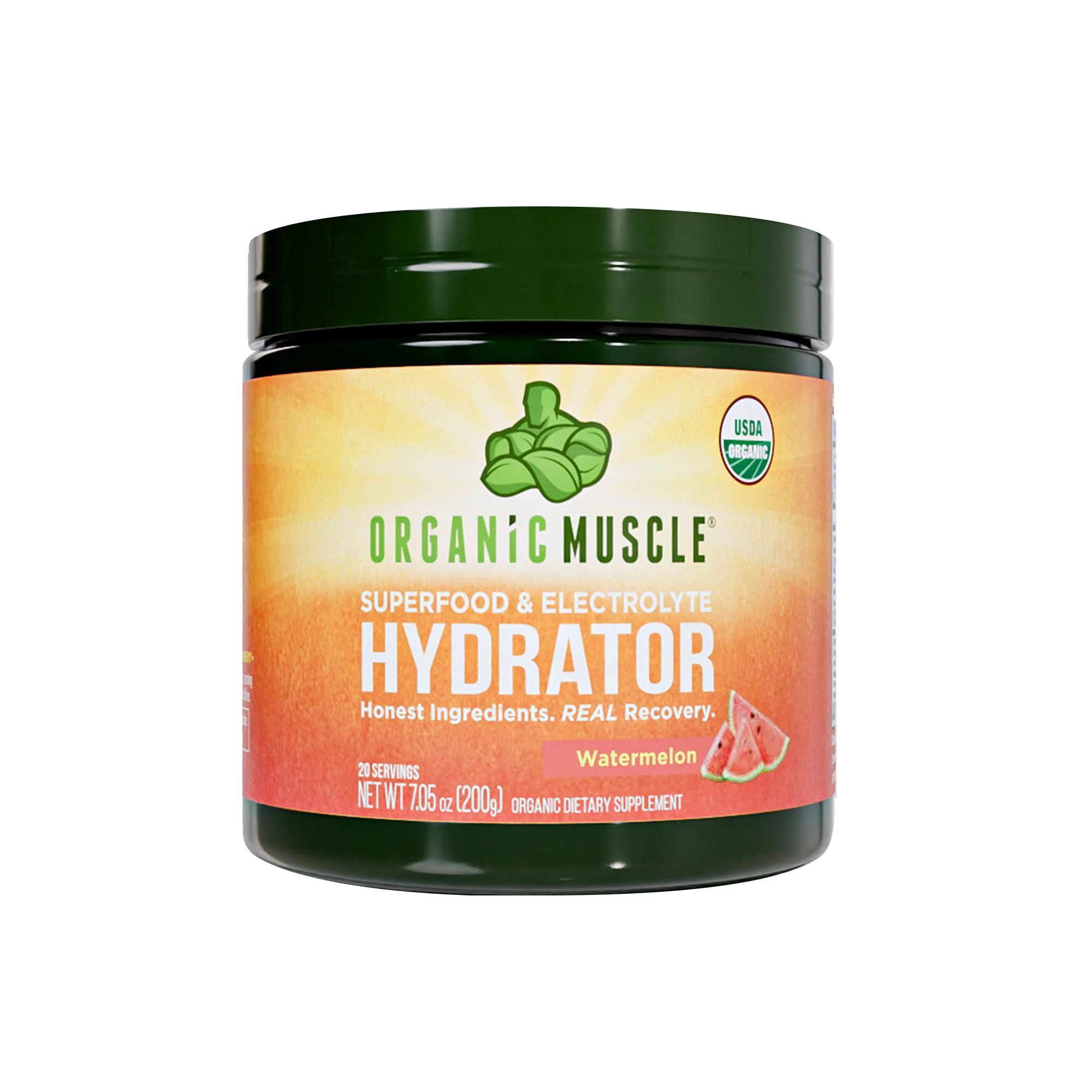 Organic Muscle Hydrator | Natural Electrolyte Powder for Peak Performance & Recovery - Watermelon Flavor, 20 Servings Organic MuscleAu supplements
