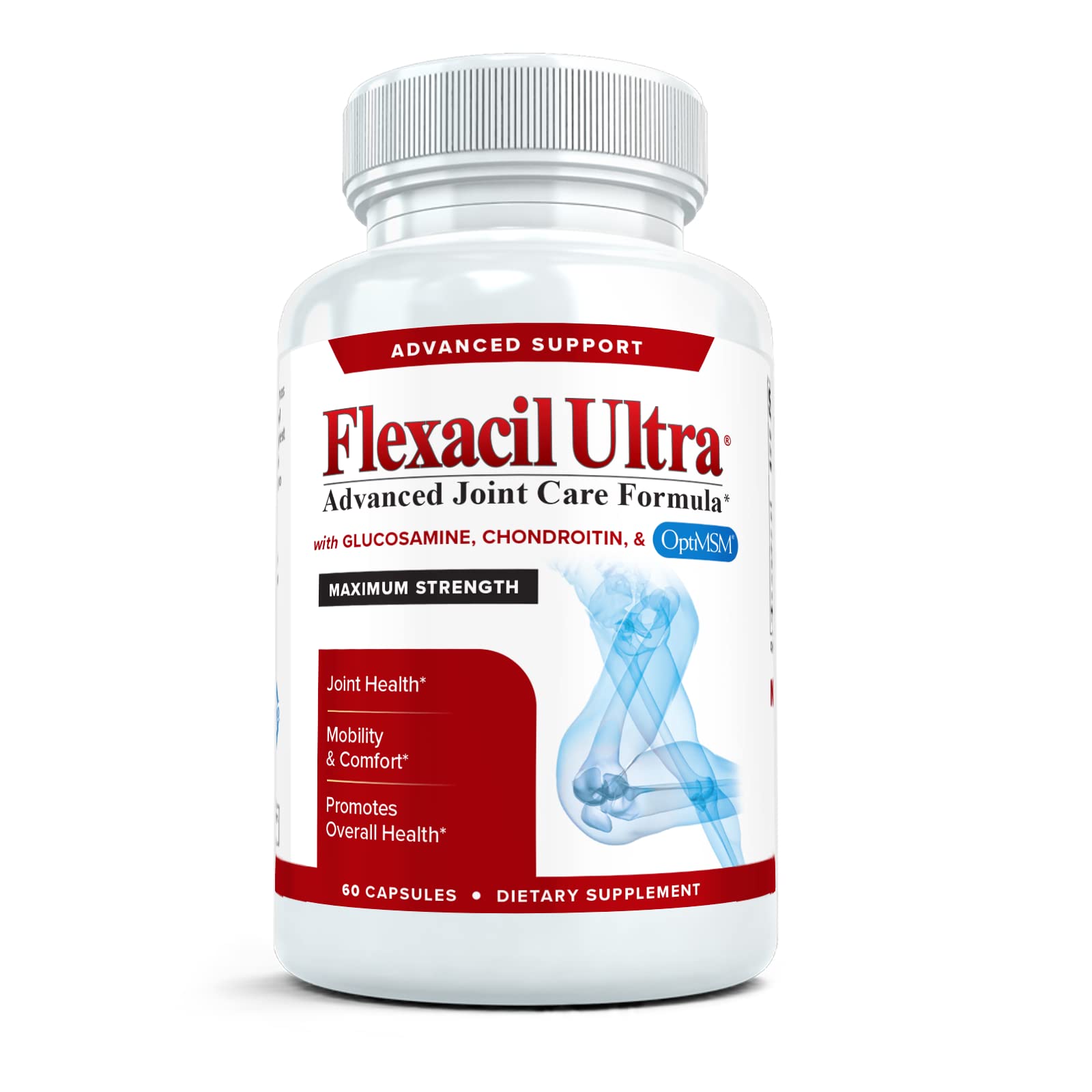 Flexacil Ultra (3 Bottles) Maximum Strength Joint Health & Support Supplement | Glucosami Flexacil UltraUS supplements