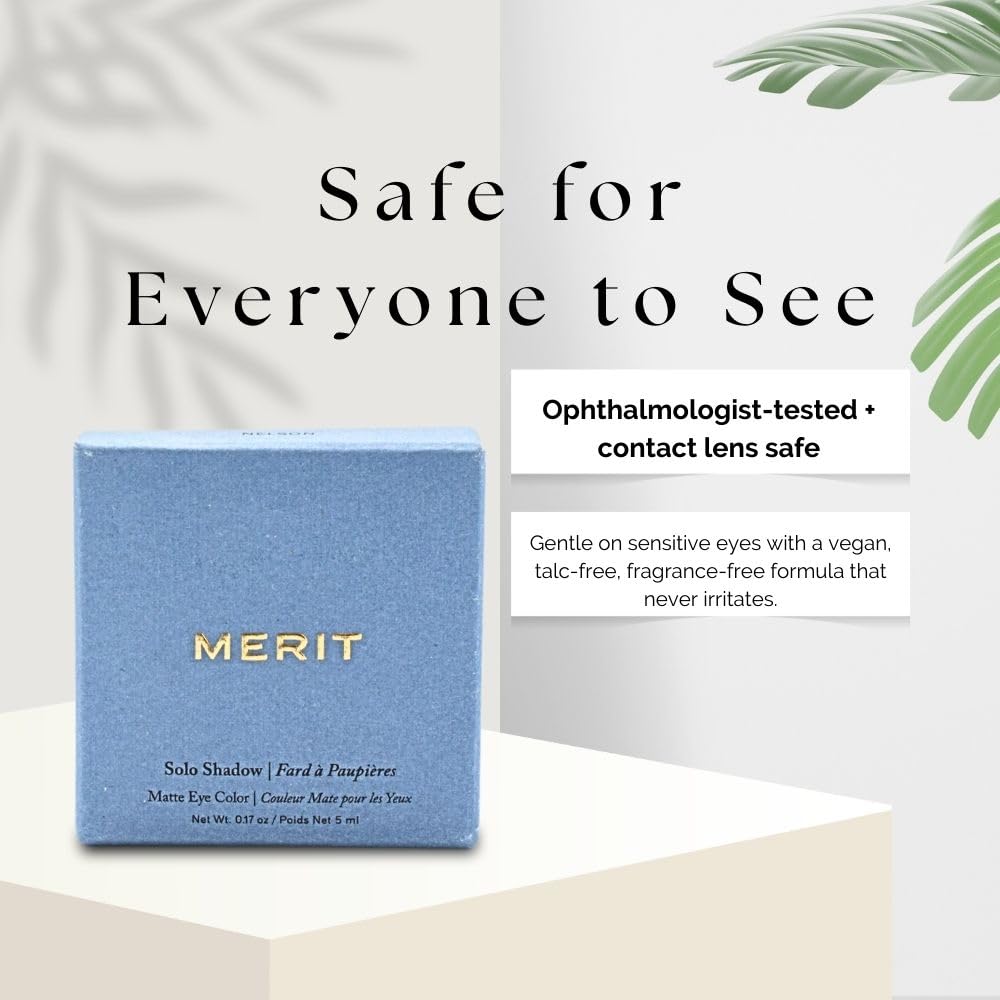 MERIT Solo Shadow Cream-to-Powder Soft Matte Eyeshadow Vachetta MeritAu supplements