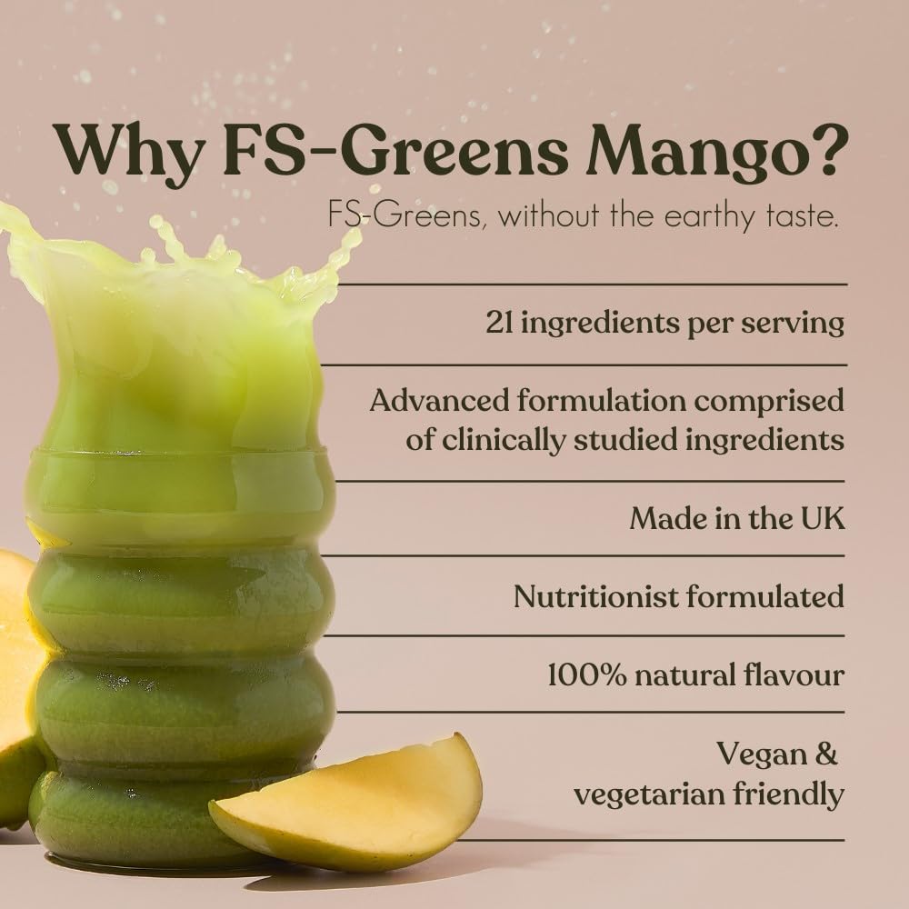 FS-Greens | 21 Advanced Greens, Superfoods, and Adaptogens Including KSM-66 Free SoulUS supplements