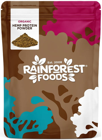 Rainforest Foods Organic Raw Hemp Protein Powder 900g Rainforest FoodsAu supplements