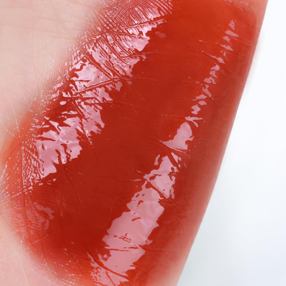 YNM Heart Jelling Tint, PEPPER JELLING, Silicone Lip Brush Included, K-Beauty, Non-Sticky, Moisturizing, Smudge-Proof, Korean Lip Tint, Long-Lasting, Vivid Color, 0.09 oz YNMAu supplements