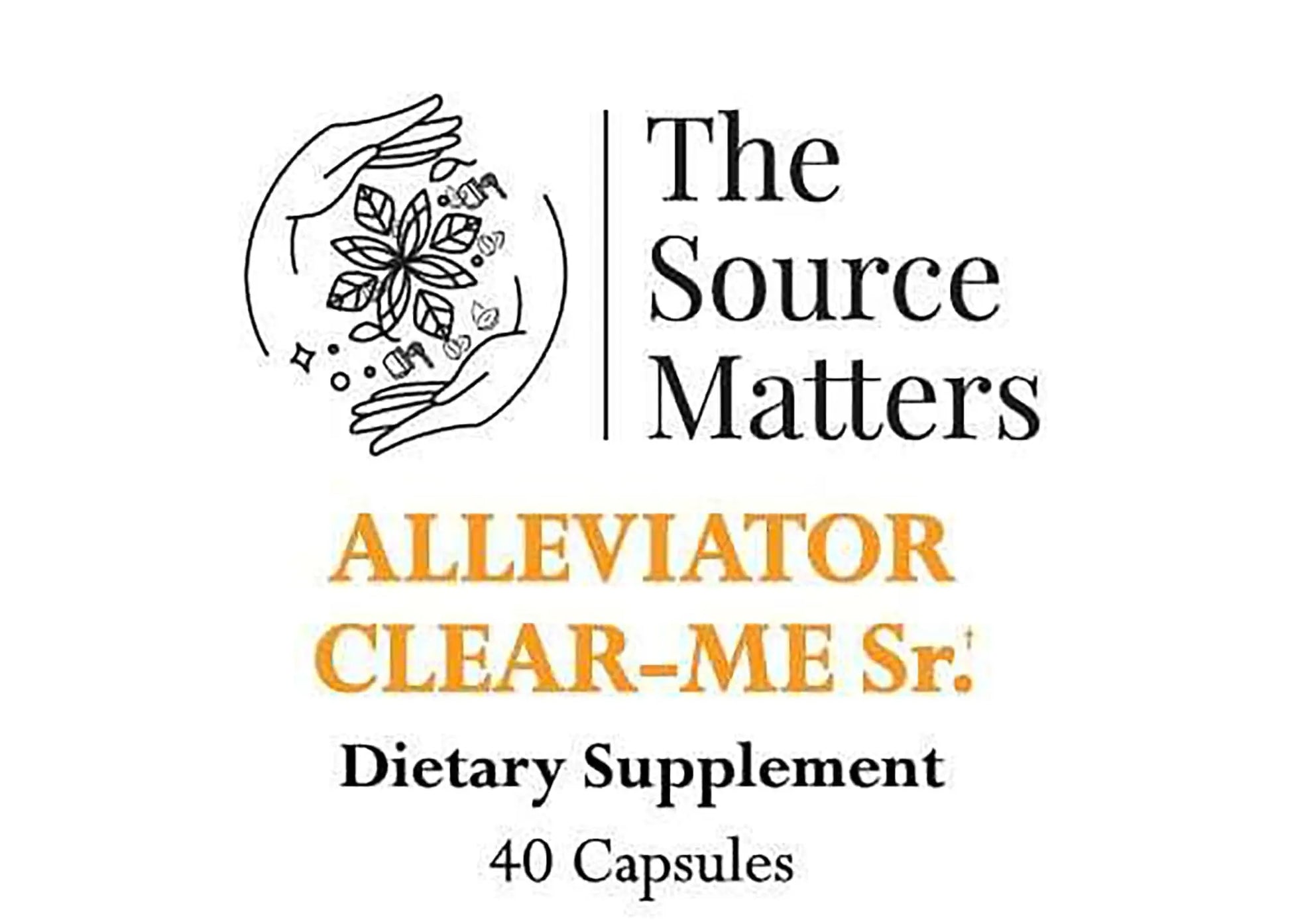 The Source Matters Alleviator Clear-ME SR Seasonal Allergy Relief and Immune Support | Quercetin, Bromelain, Stinging Nettles, NAC, and Vitamin C (40 Capsules) THE SOURCE MATTERSnz supplements