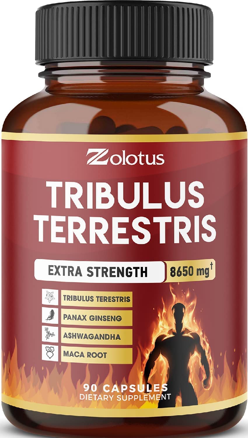 Zolotus Tribulus Terrestris, 8650mg Per Capsule, High Potency with Ashwagndha ZolotusAu supplements