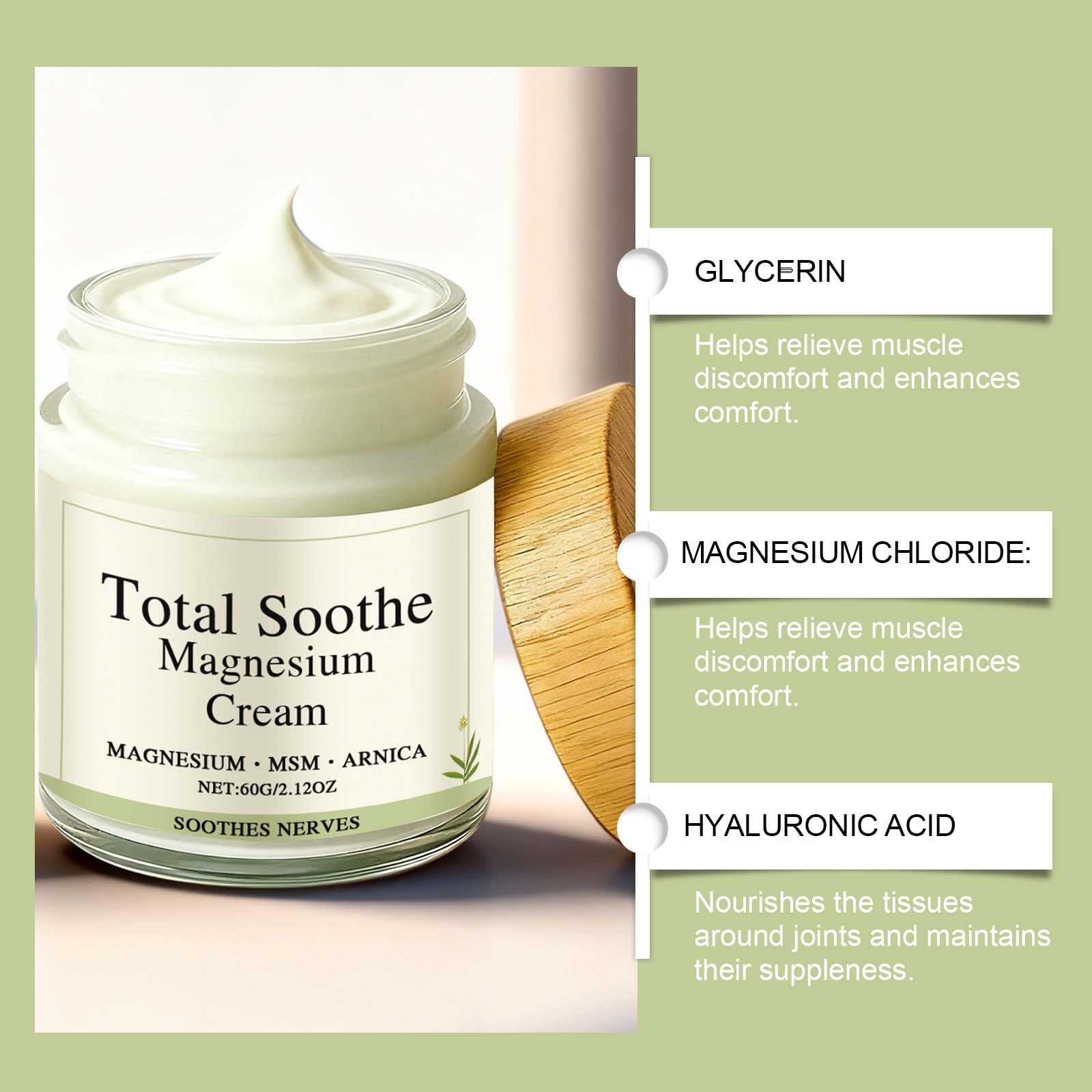 MQN Magnesium Joint Cream with Mineral Delivery Formula & Arnica – Fast Absorbing, Non-Greasy Topical for Everyday Joint & Muscle Relaxation MQNAu supplements